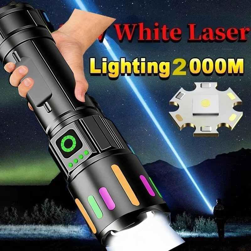 350000000 Lumen Super Bright LED Tactical Flashlight Rechargeable Work Light**-*