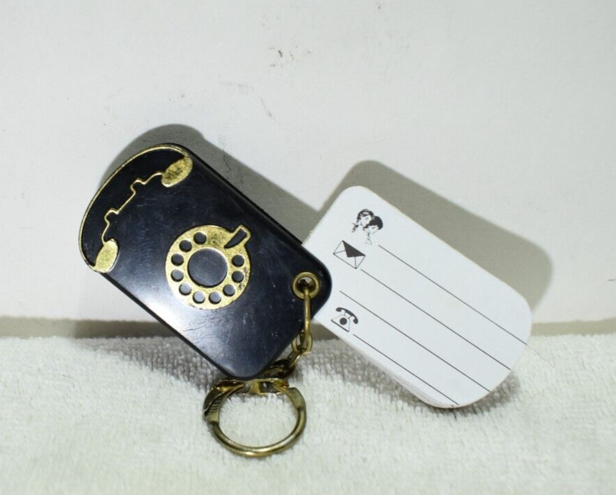 Vintage Keychain Telephone Directory/Address/email combo H1