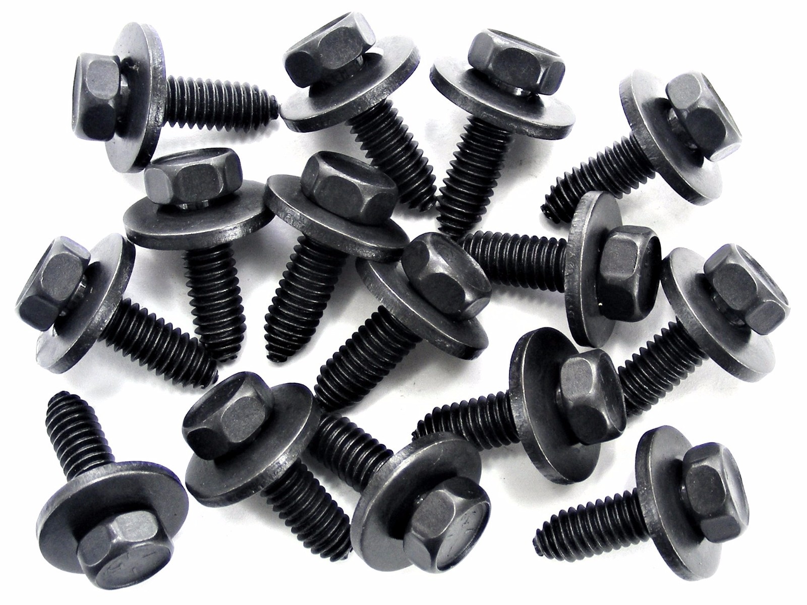 GM Truck Body Bolts- 5/16-18 x 1" Long- 1/2" Hex- 7/8" Washer- 15 bolts- #172