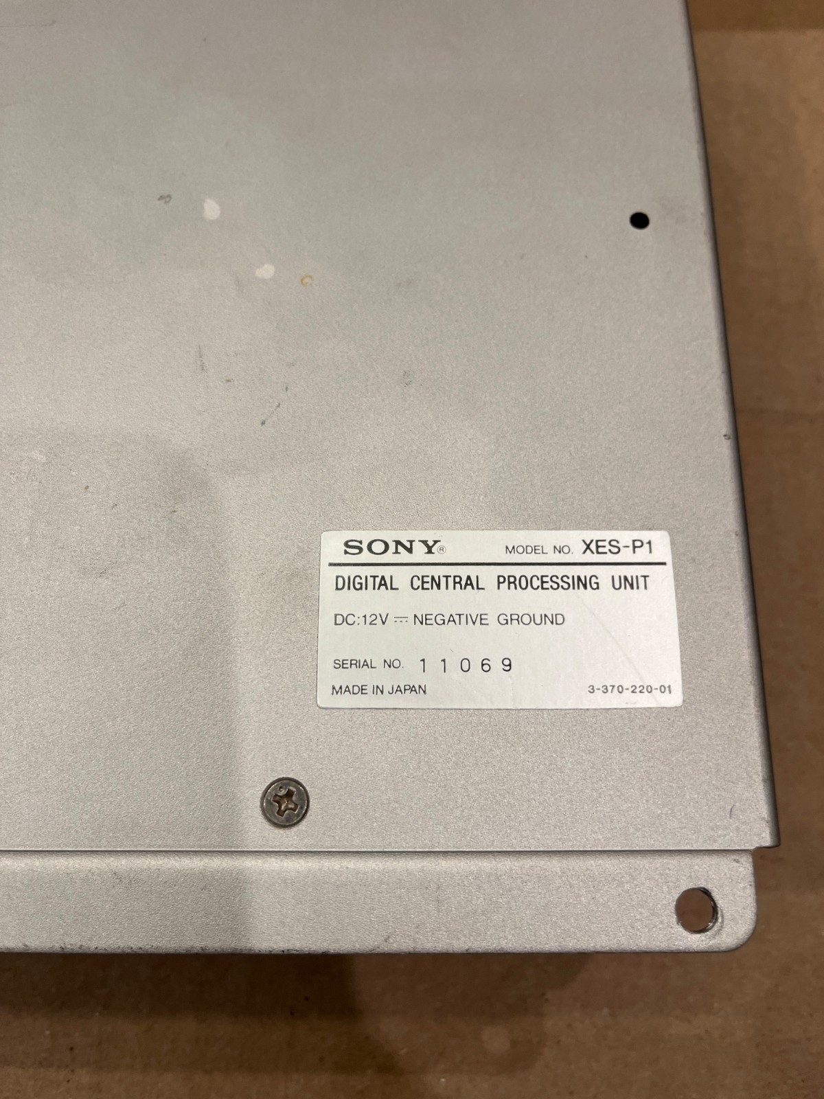 Sony XES P1 XES-P1 Mobile ES Car Stereo Digital Central Processing Unit