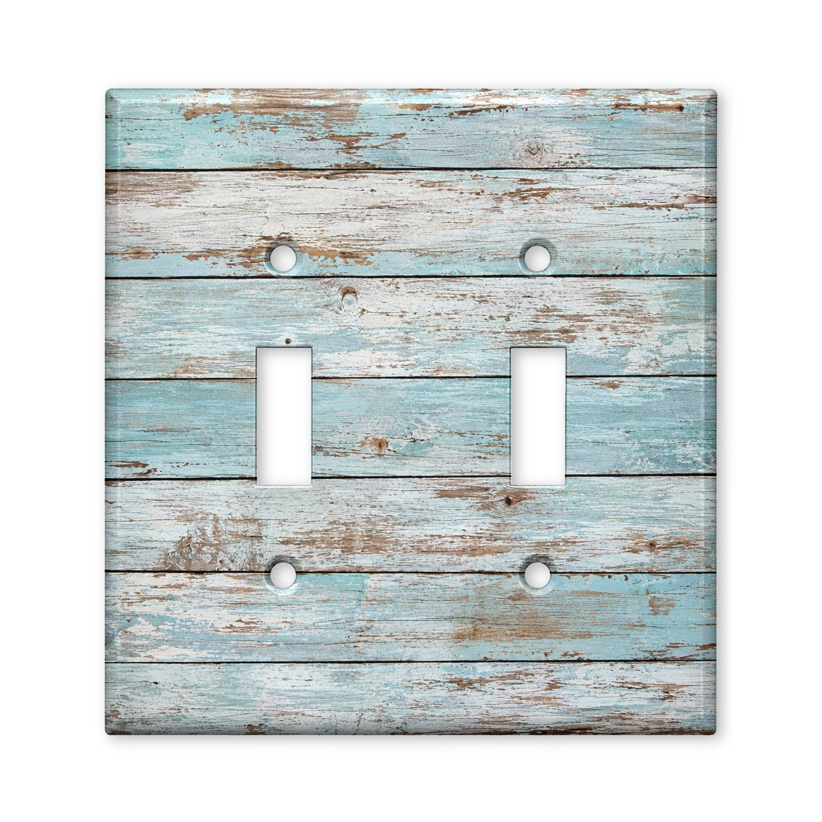 Rustic Coastal Wood Switch Plate Cover, Weathered Beach Light Switch Cover, Farm