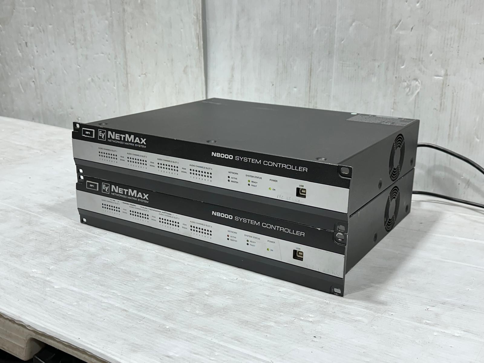 Electro-Voice EV NetMax N8000 System Controller/ Matrix Mixer #187-88 (One)THS