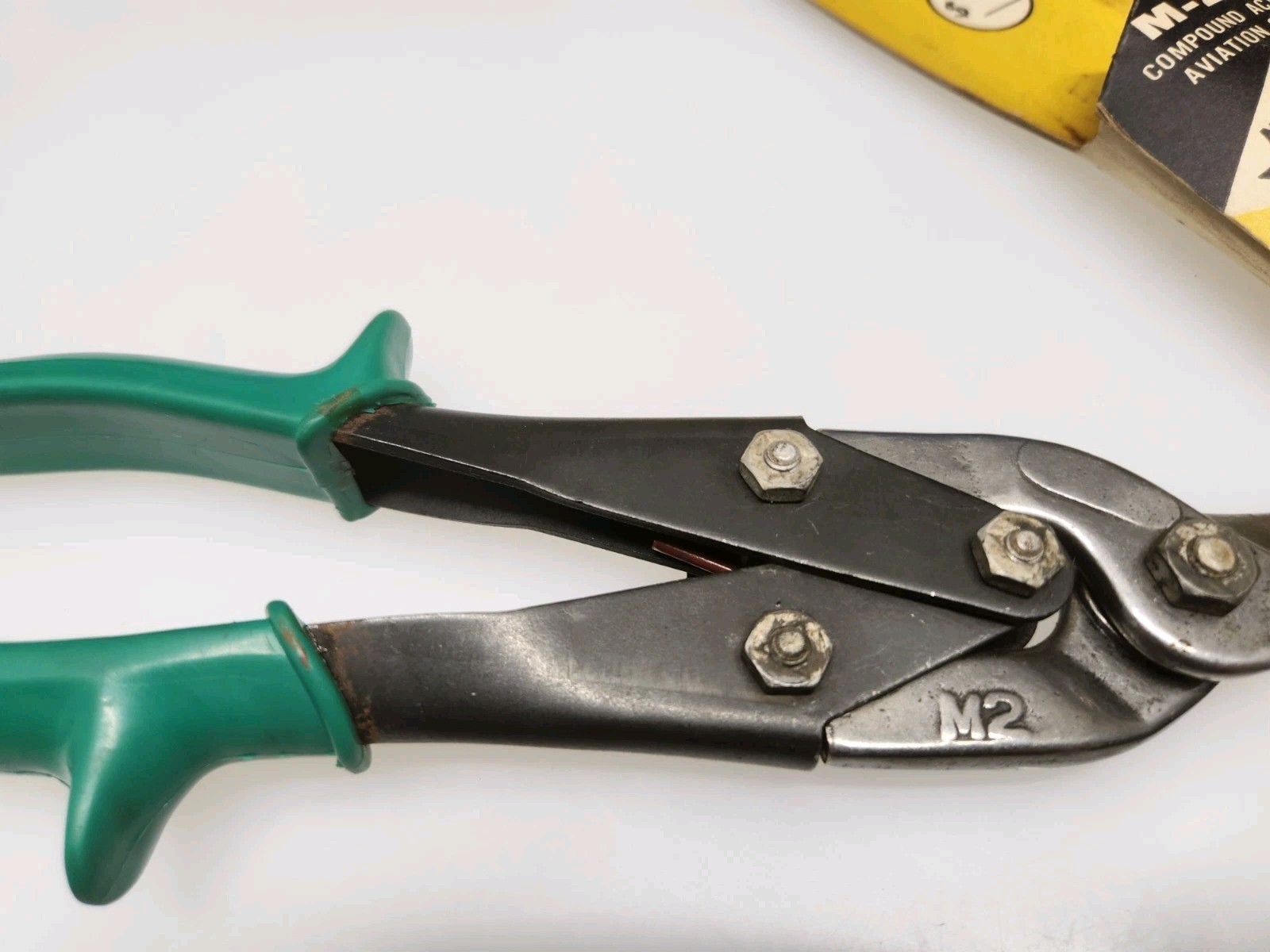 Wiss M2 Compound Action Aviation Snips Cuts Right Original Box & Inner Box