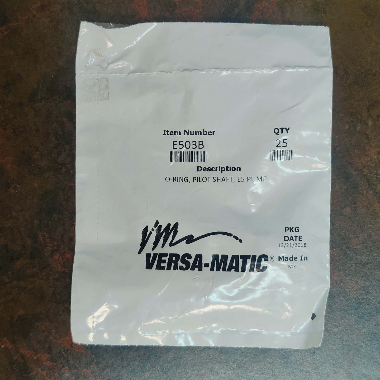 Versamatic O-ring, PN# E503B