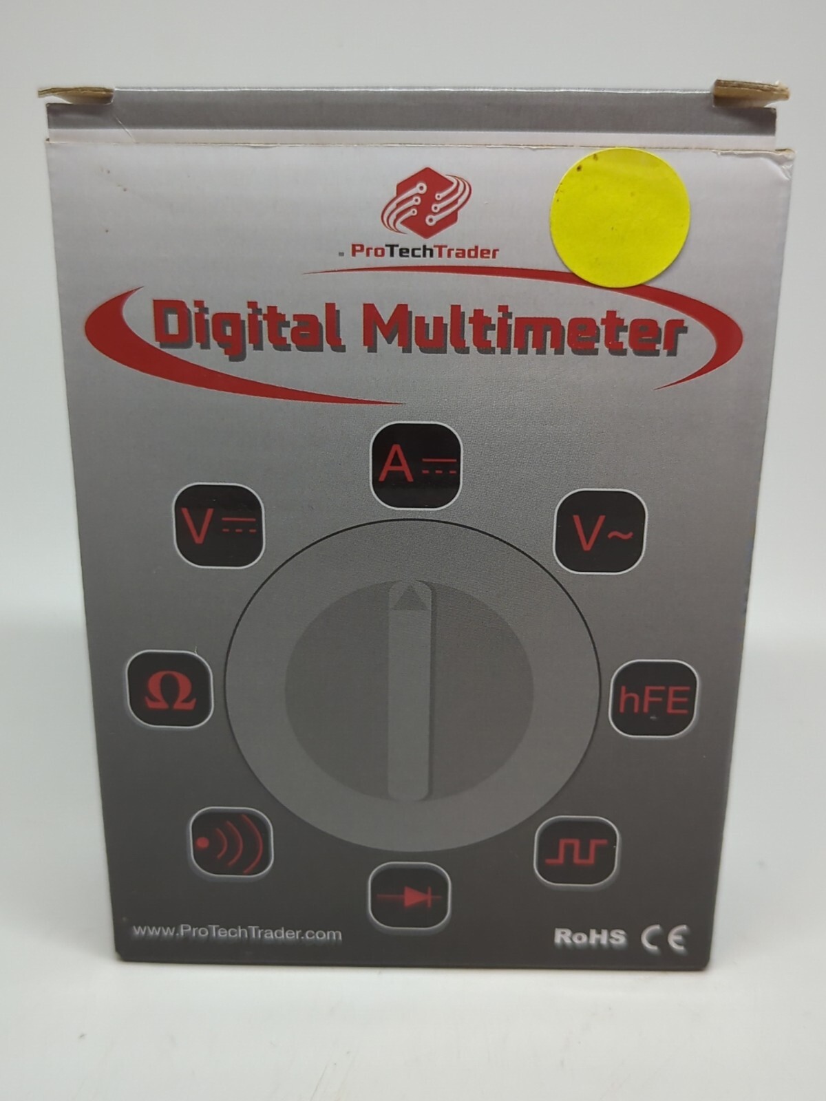 NEW Digital MultiMeter W/Leads AC/DC Easy Batteries Diode Continuity Transistor