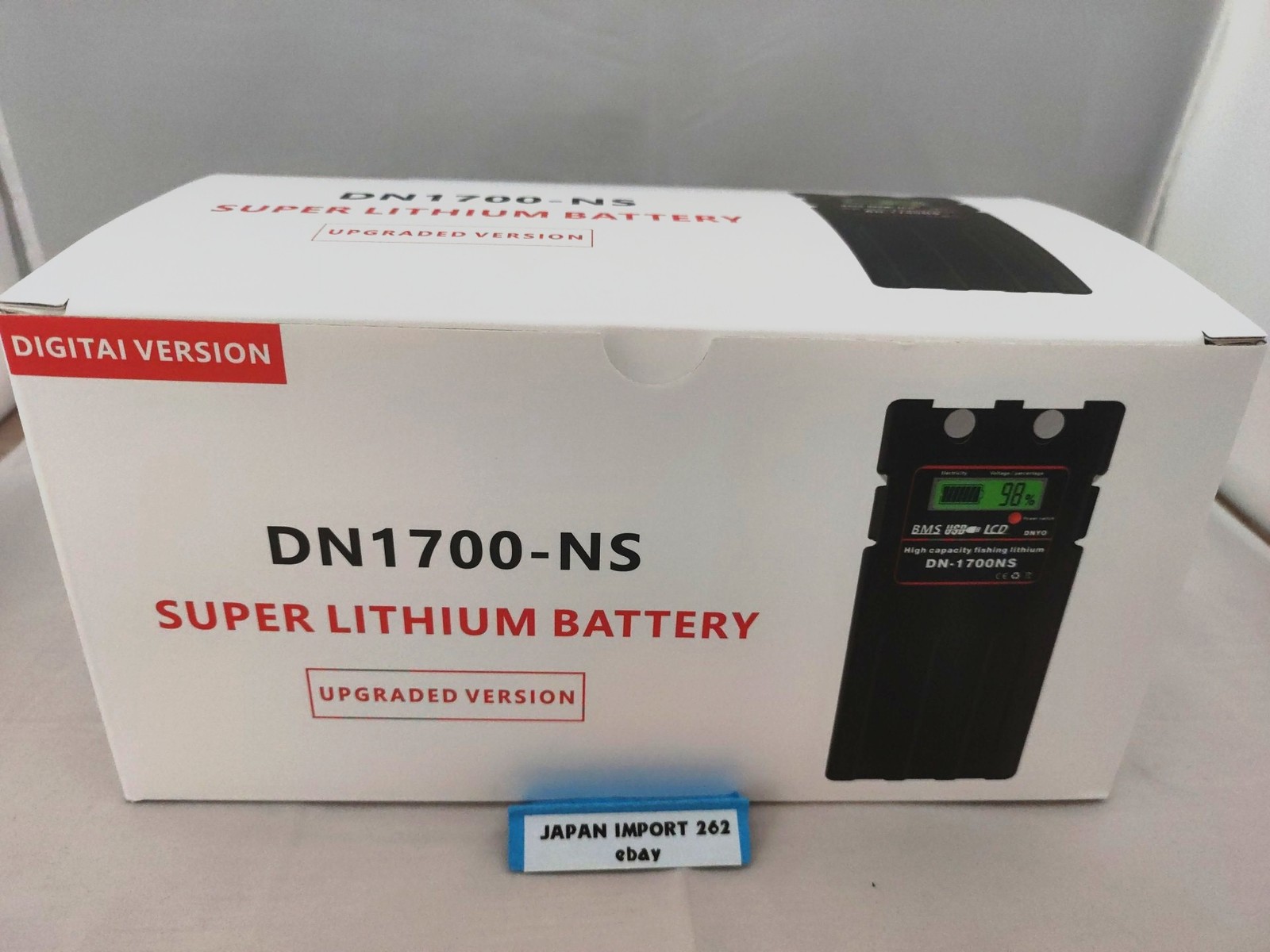 Daiwa Shimano DN-1700NS 14000mAh 14.8V Battery Electric Reel Charger Set / Black