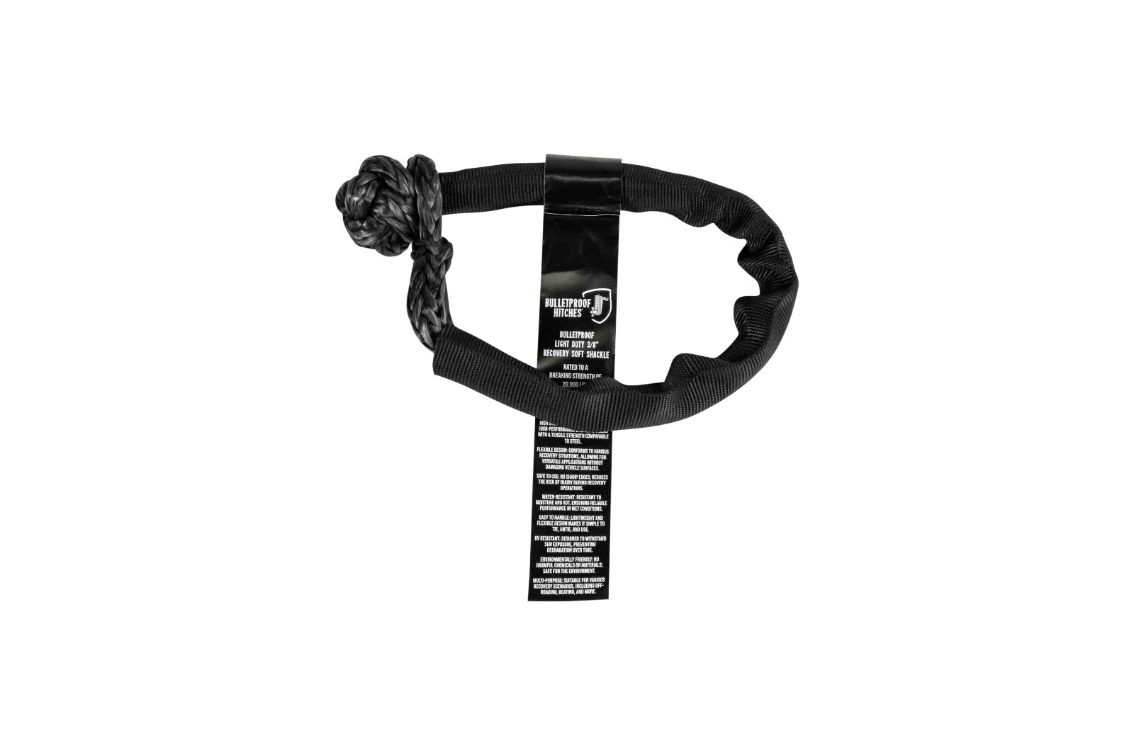 BulletProof Light Duty 3/8" Recovery Soft Shackle