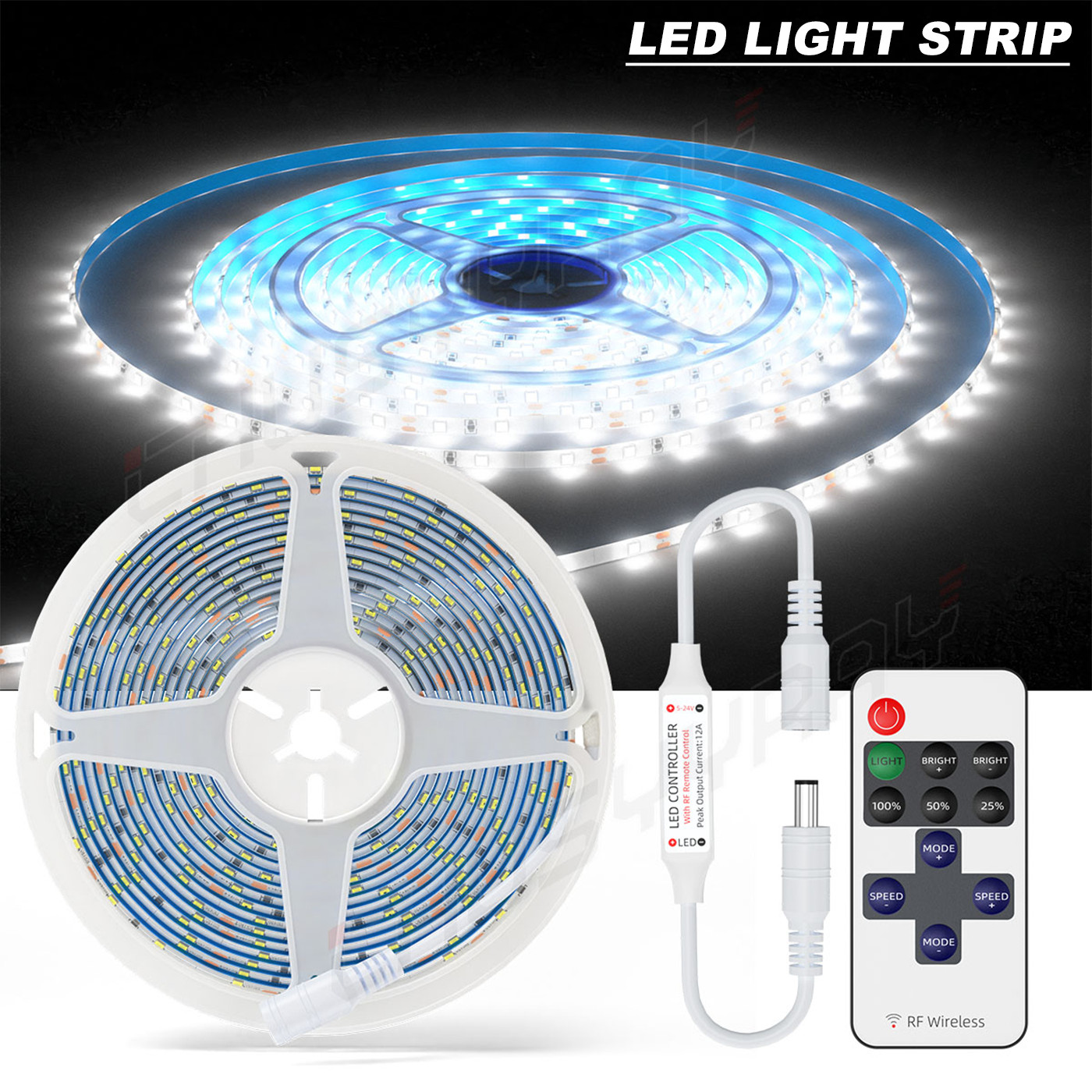 16.4FT 5V RV Camping Awning Lights, Motorhome Travel Trailer canopy Lights