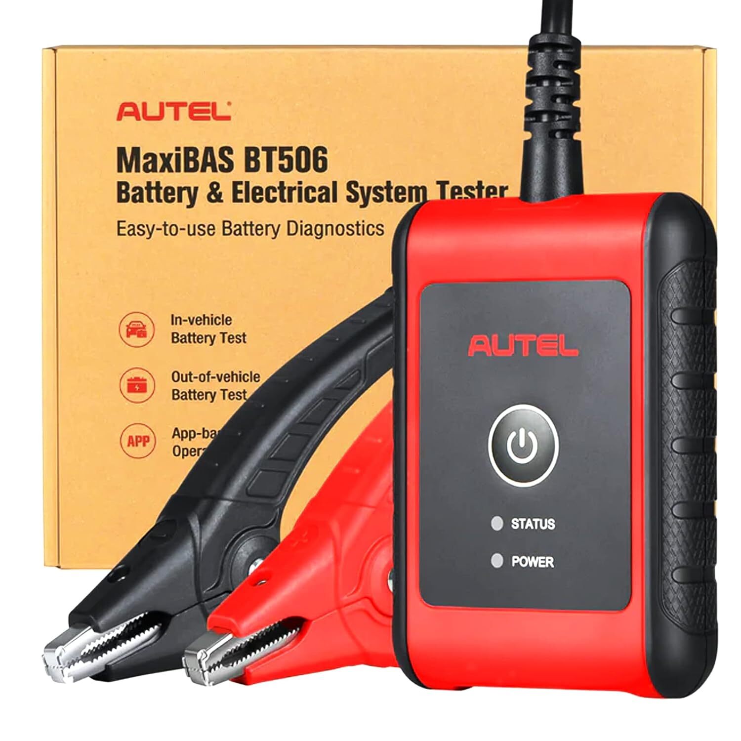 Autel MaxiBAS BT506 Battery Tester: 2025 Version Multifunctional Car Battery