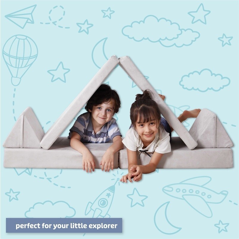 Modular Adventure Couch Kids Soft Foam Toddler Sofa Indoor Play Furniture New