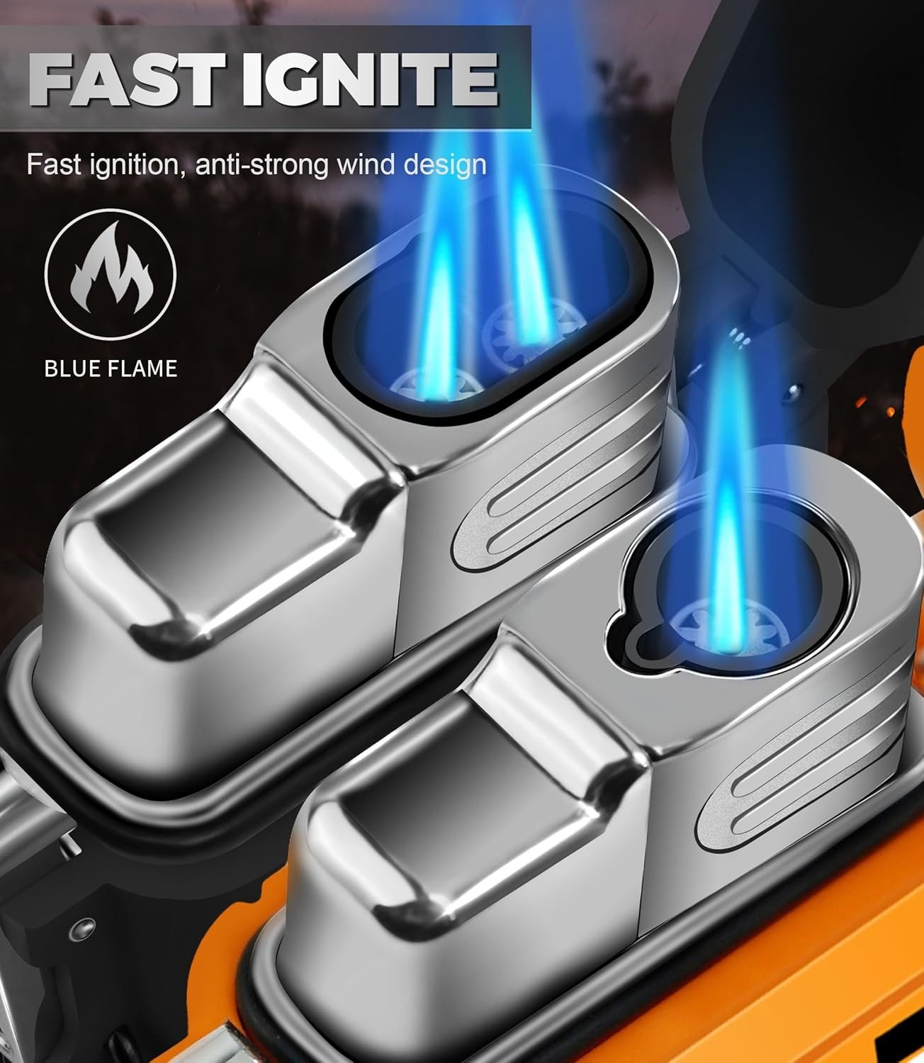 Waterproof Bic Lighter Case for Camping, Hiking, Travel & Emergency (2 Pack)