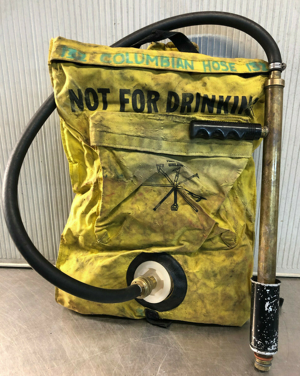 FIRE HOOKS UNLIMITED Cavas Water Pack - Fire, Rescue, Fire Jumper/Walker - Used