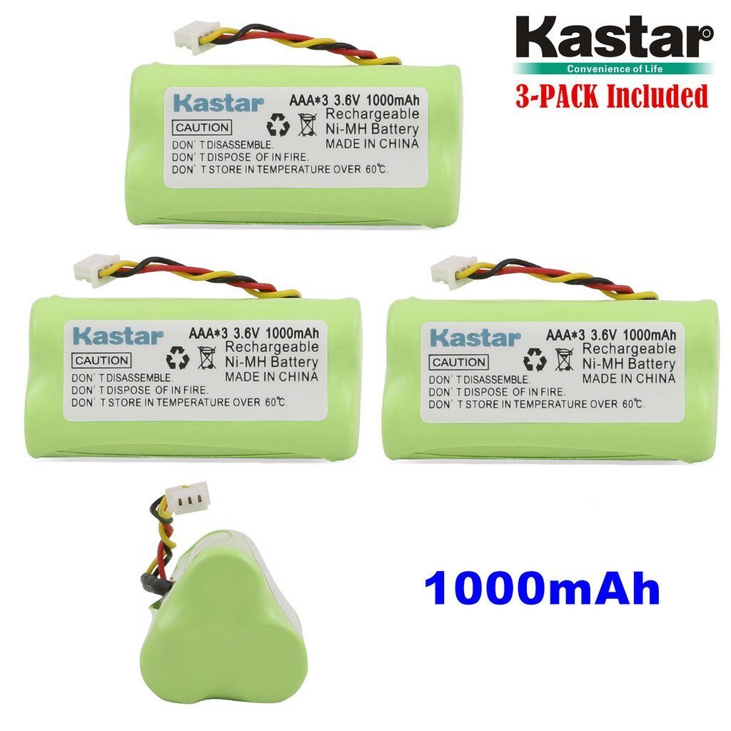 3 X Kastar Motorola Symbol LS-4278 DS-6878 Replacement Battery 1000mAh AAA 3.6v