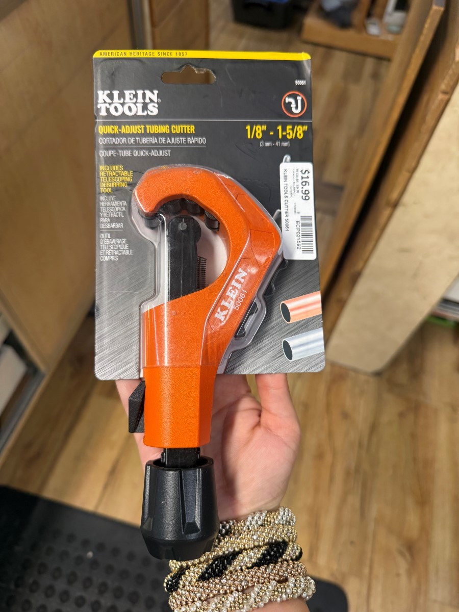 NEW-KLEIN TOOLS QUICK ADJUST TUBING CUTTER 50061, 1/8''-1-5/8'' (ECP021592)