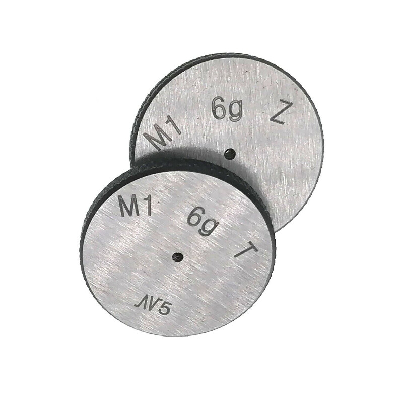 SO Metric Thread Ring Gage M1X 0.25 6g Threaded Measure Gauges GO And NOGO M1.0