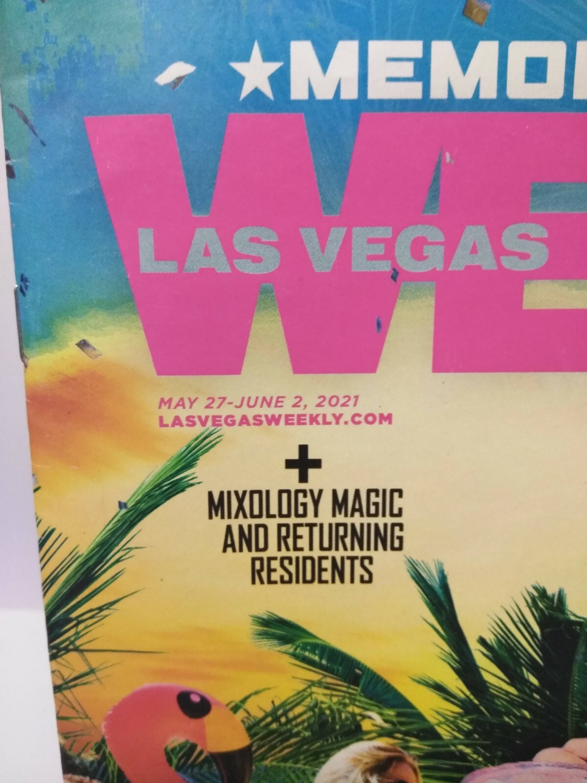 Las Vegas Weekly Magazine Memorial Day Weekend Cover May 2021 Mixology Magic