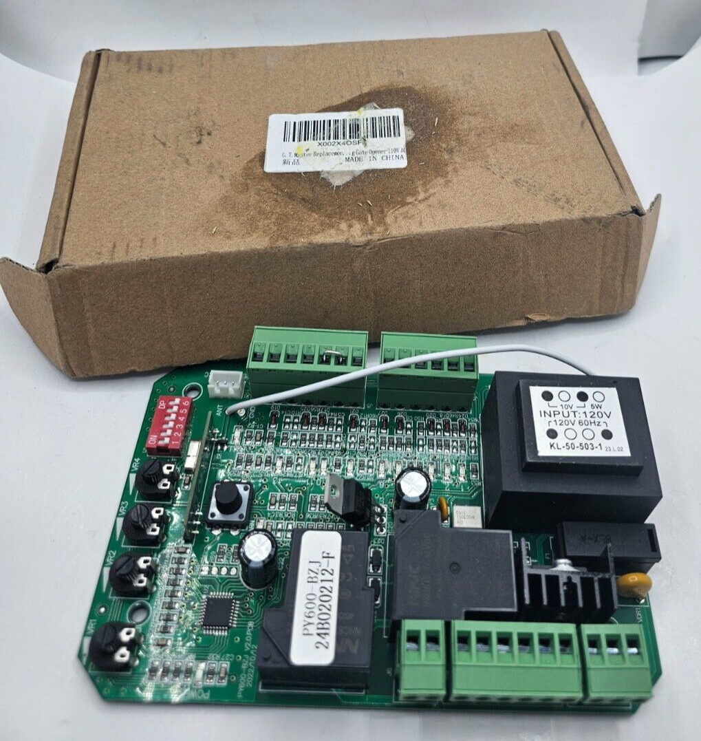 G.T.Master Intelligent Control Board for Sliding Gate Opener 110V AC
