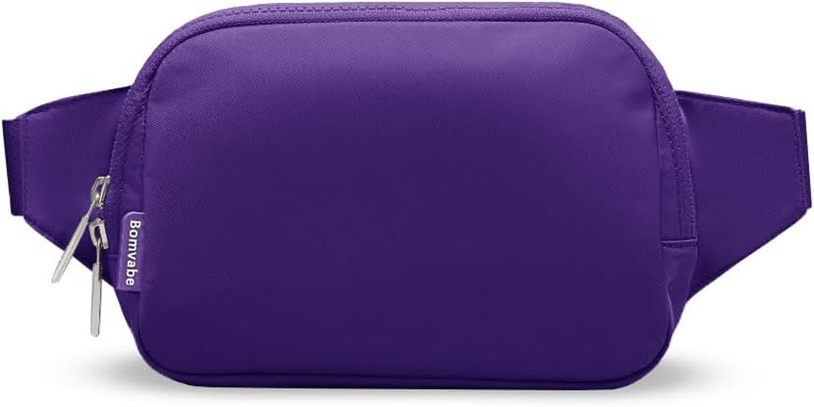 Purple Fanny Pack for Women with Extender Strap 53", 2-Way Zipper Everywhere Bel