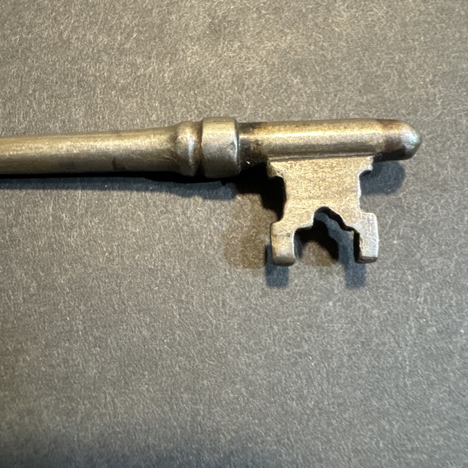 Antique No. 6 Warded Skeleton Key - Solid Barrel Replacement