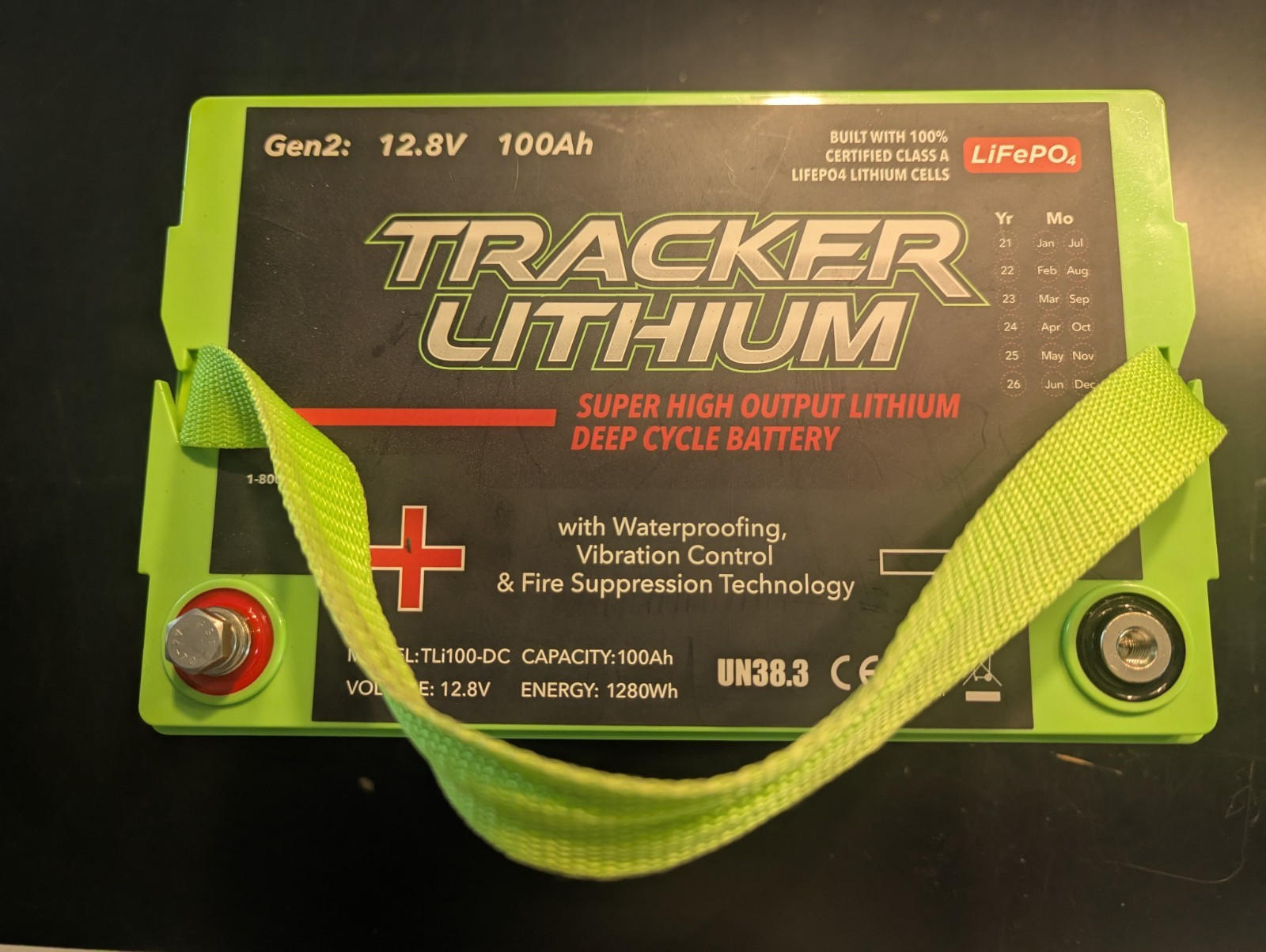 TRACKER GEN2 BATTERY LITHIUM 100AH TLi100-DC Deep Cycle Marine Group 24