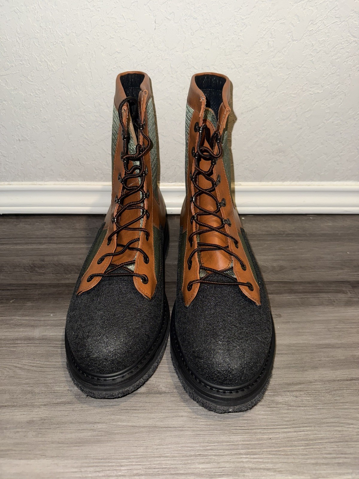 Cabela's Master Guide Fly Fishing Wading Boots 14D Felt Sole Drainage System NOS