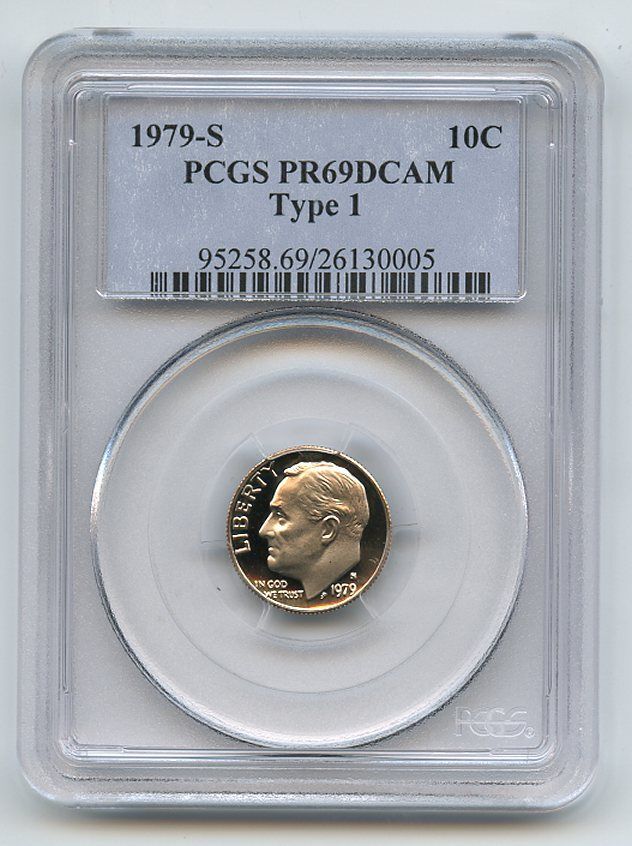1979 S 10C Roosevelt Dime Proof PCGS PR69DCAM