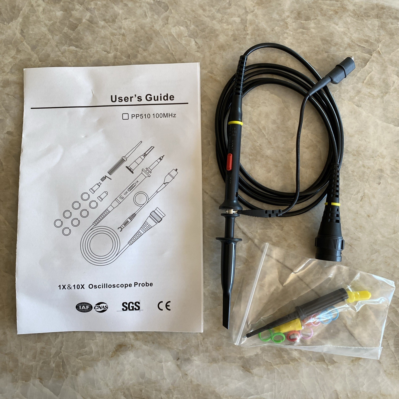 SGS Scope Probe PP510 1X & 10X Oscilloscope Probe