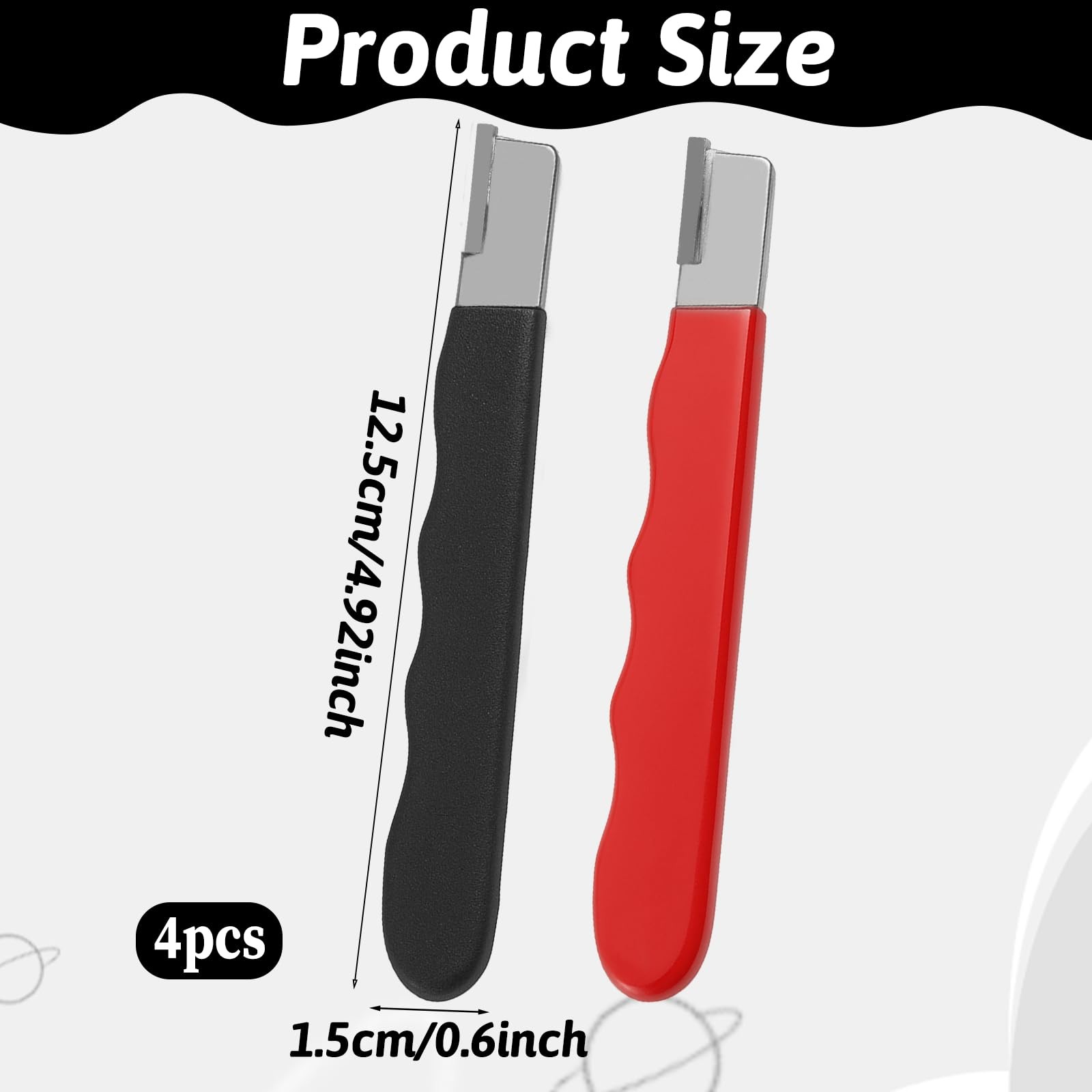 4 Pack Tungsten Carbide Knife Sharpener, Pruner & Garden Tool Sharpener, Pock...