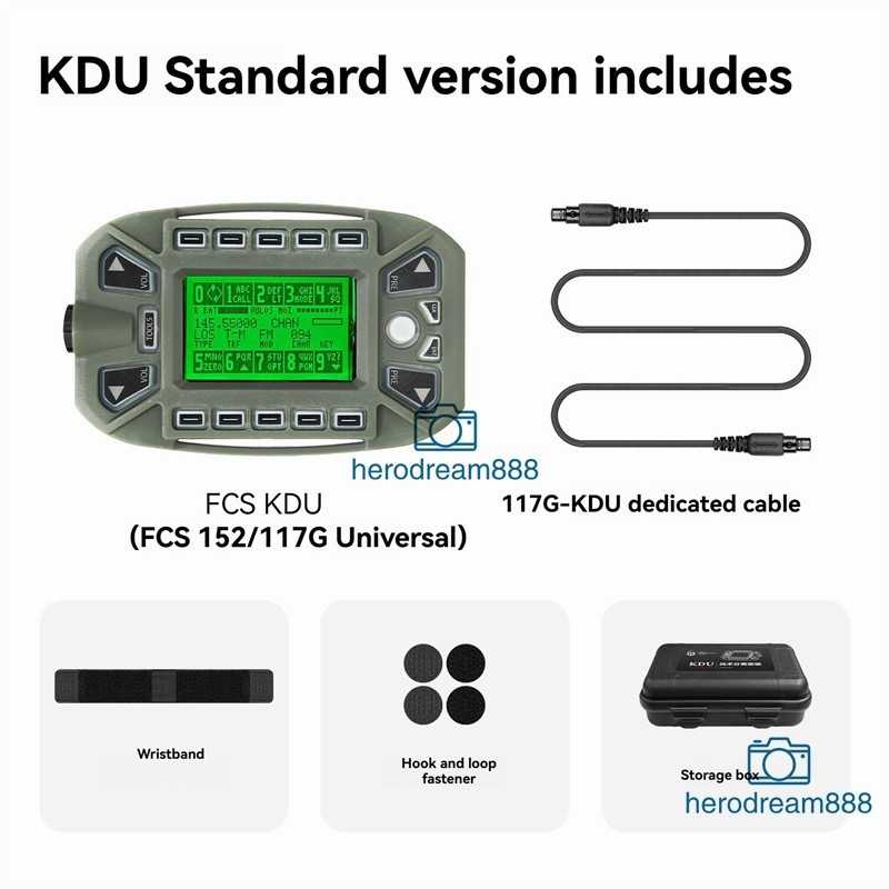 US Shipping FCS KDU Keypad Display Unit For FCS PRC 117G 152 Radio 2025 Version