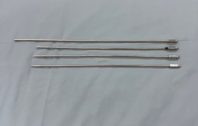 Laparoscopic Aspirator/syringe Irrigator 13" Blunt tip, 1 14"