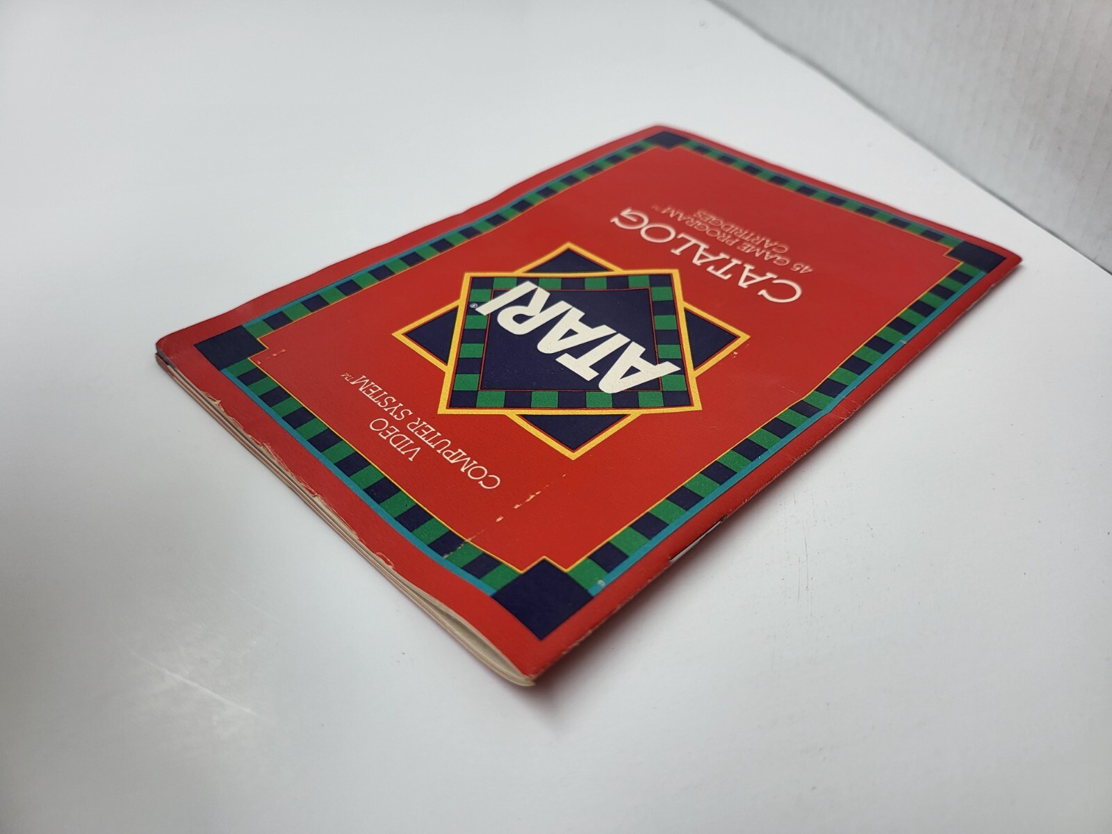 Authentic 1981 Atari Catalog 45 Game Program Cartridges CO16725 Booklet #D22