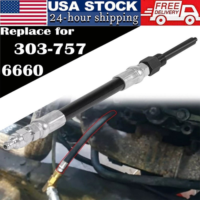 6660 Diesel Compression Tester Adapter Hose with O-Ring For 2003-2006 Ford 6.0L