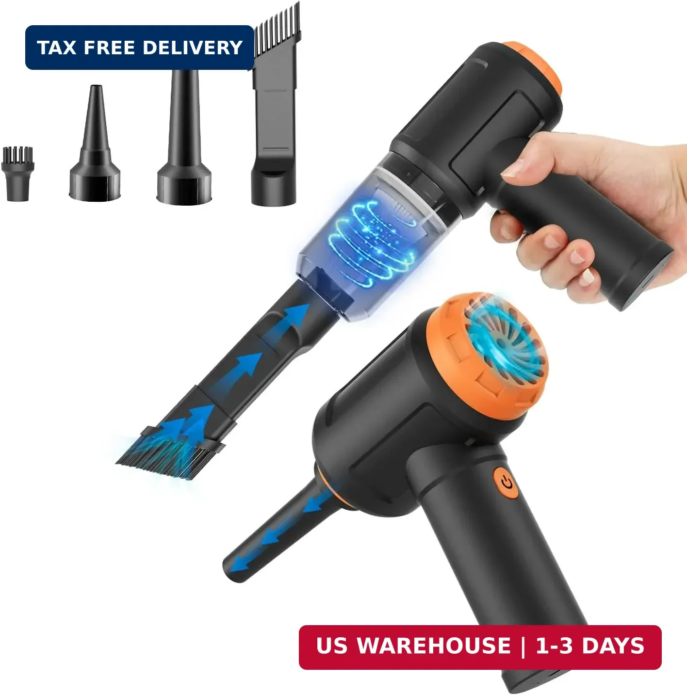 Meudeen Air Duster - Computer Vacuum Cleaner - for Keyboard Cleaning - Cordless