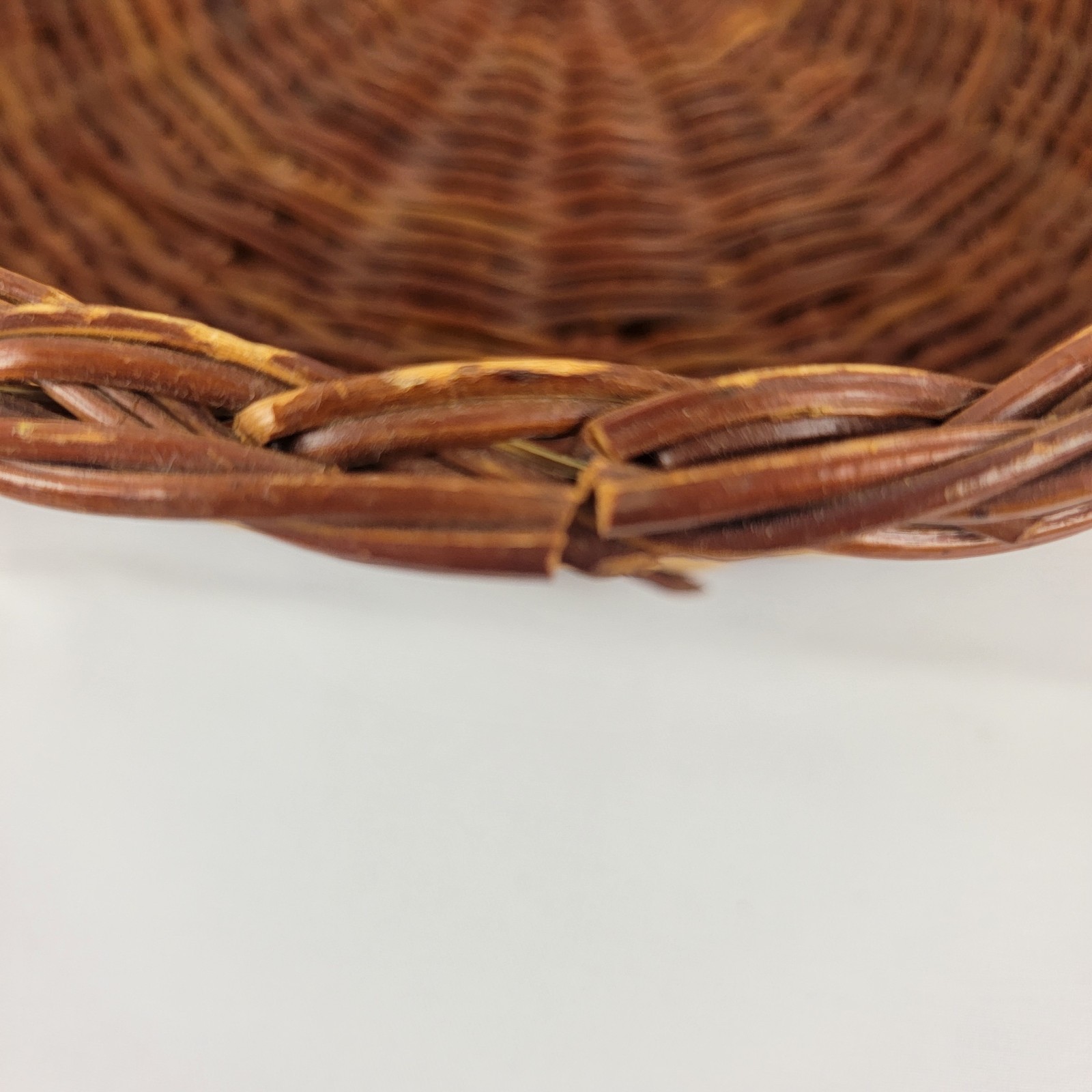 Woven Wicker 11" Multi-Purpose. Baskets Set of 2