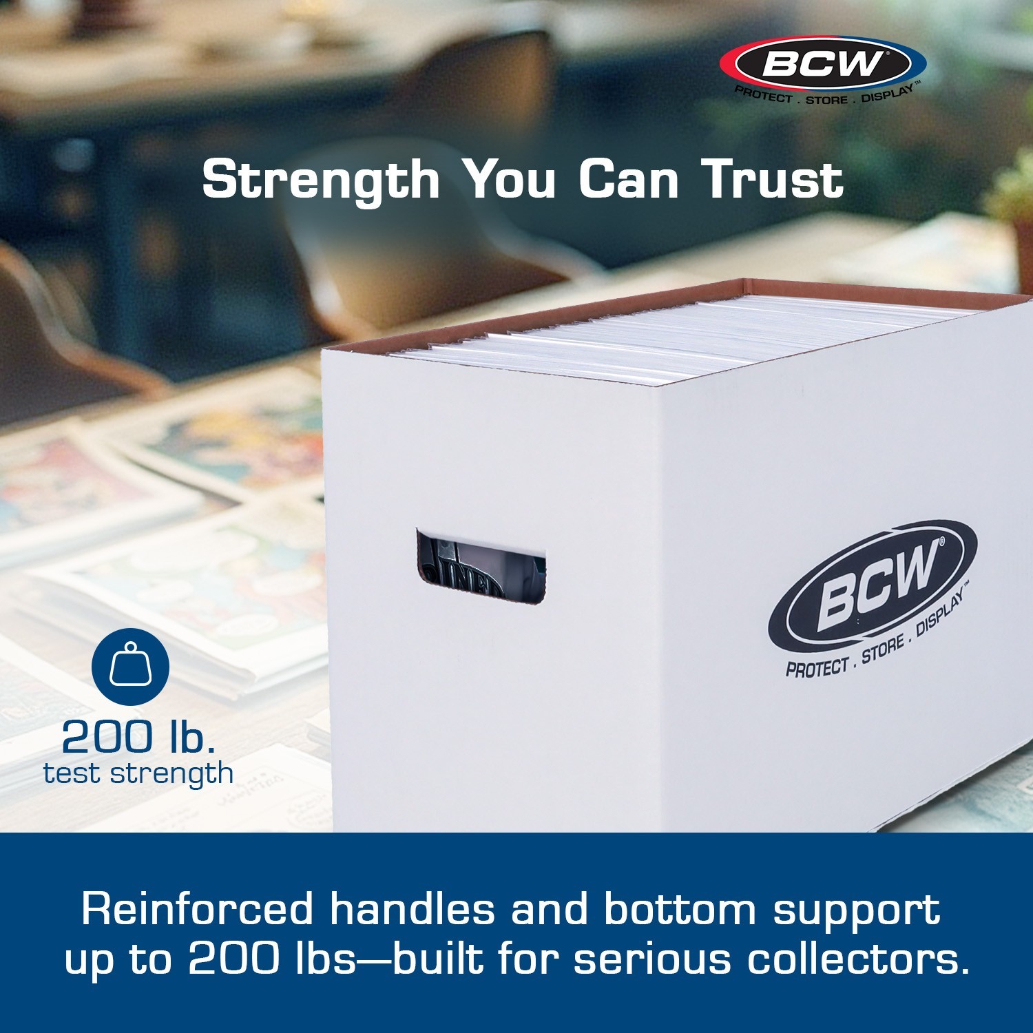 10 BCW Magazine Storage Boxes Brand New Double Thickness Cardboard Archives Docs