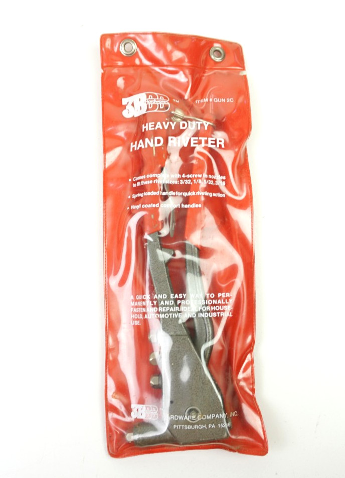 3B Hardware Heavy Duty Hand Riveter Rivet Gun Item# GUN2C