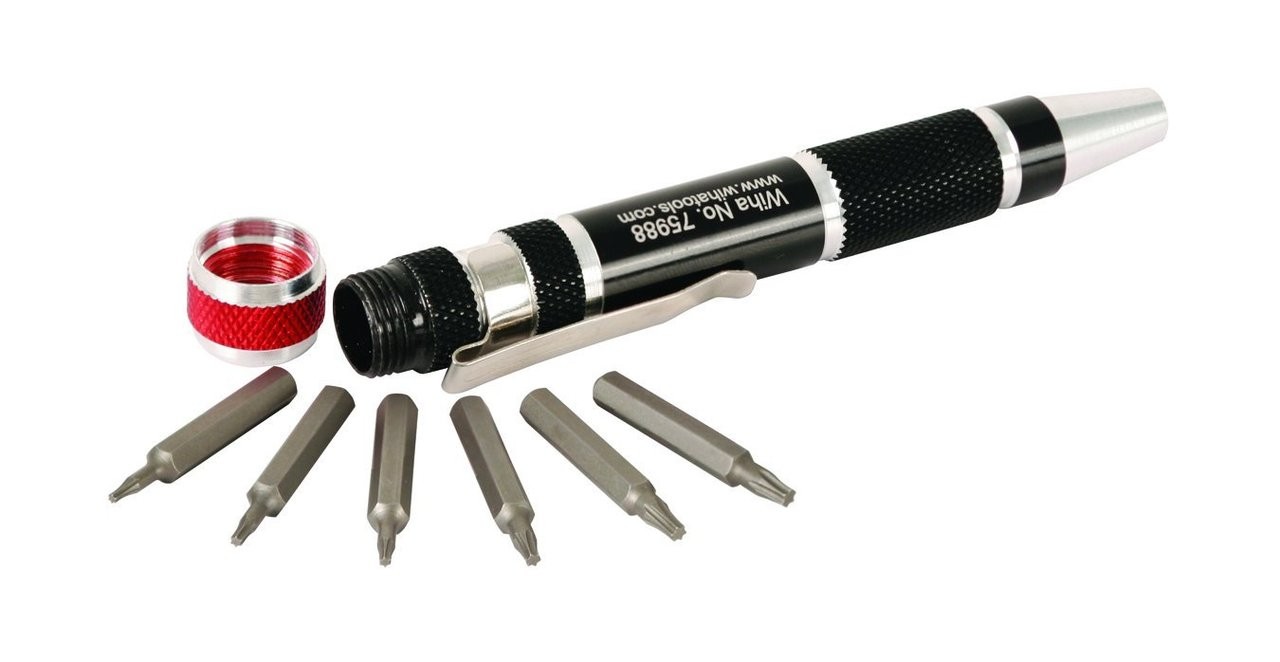 Wiha 7-Piece Torx Micro Bit Screwdriver Set with Pen Handle (75985)