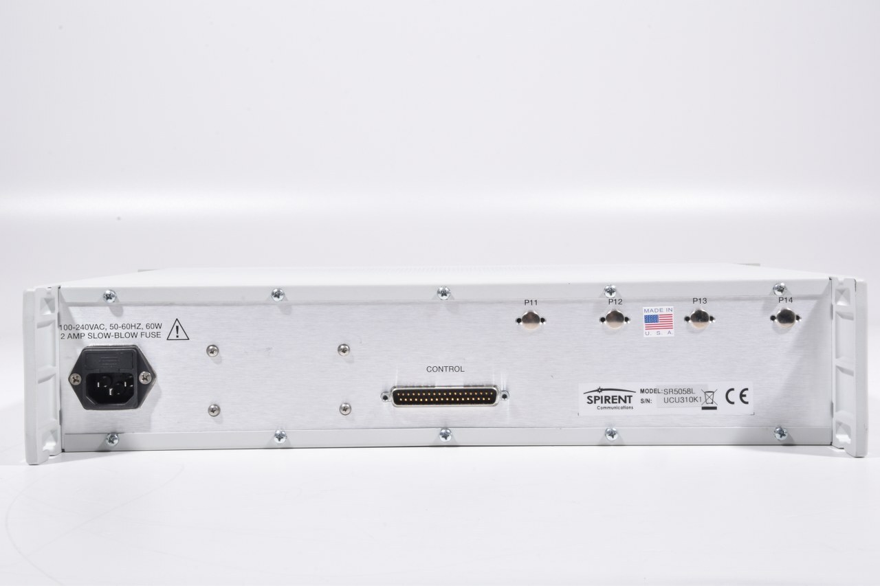 SPIRENT SR5058L Test Configuration Unit SN UCU310K1