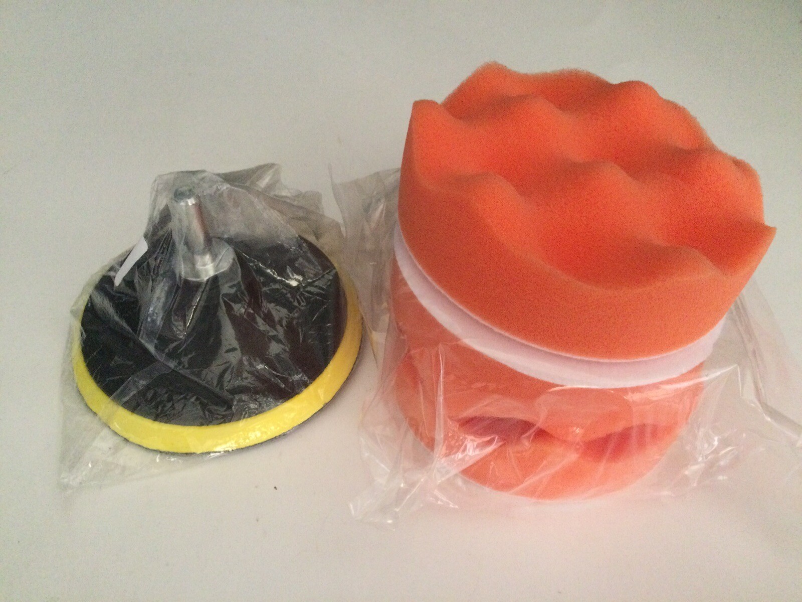 4 inch Polishing Pad/Sponge Set W/Drill Adapter for Waxing 4pcs