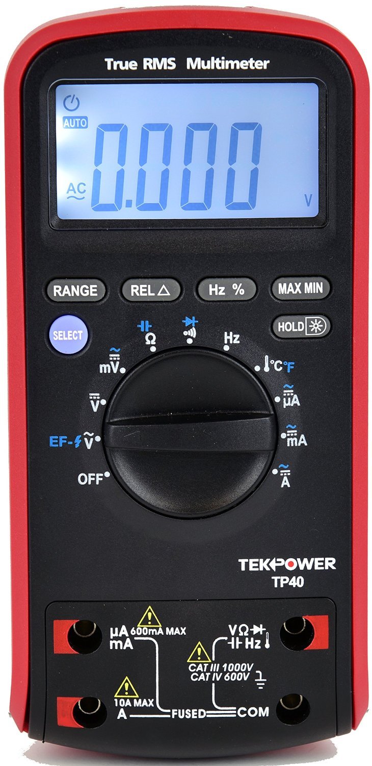 Tekpower TP40 6000 Counts True RMS Digital AC/DC Digital Multimeter