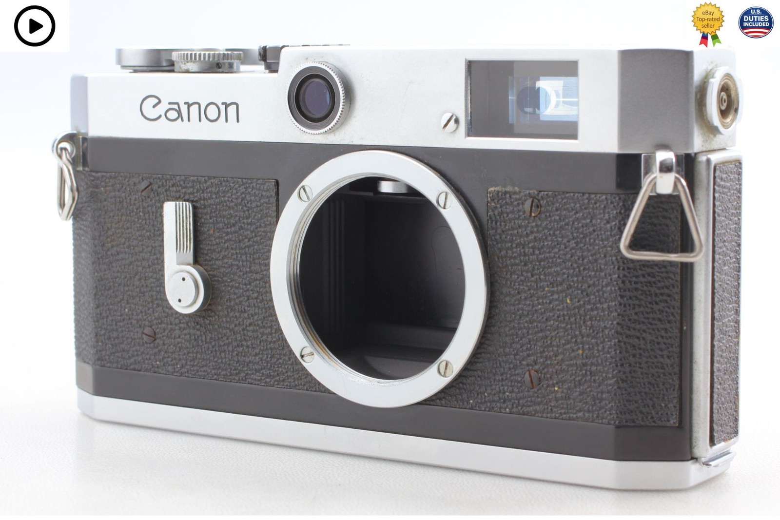 [N MINT] Canon P Rangefinder 35mm Film Camera L39 LTM Leica Screw From JAPAN