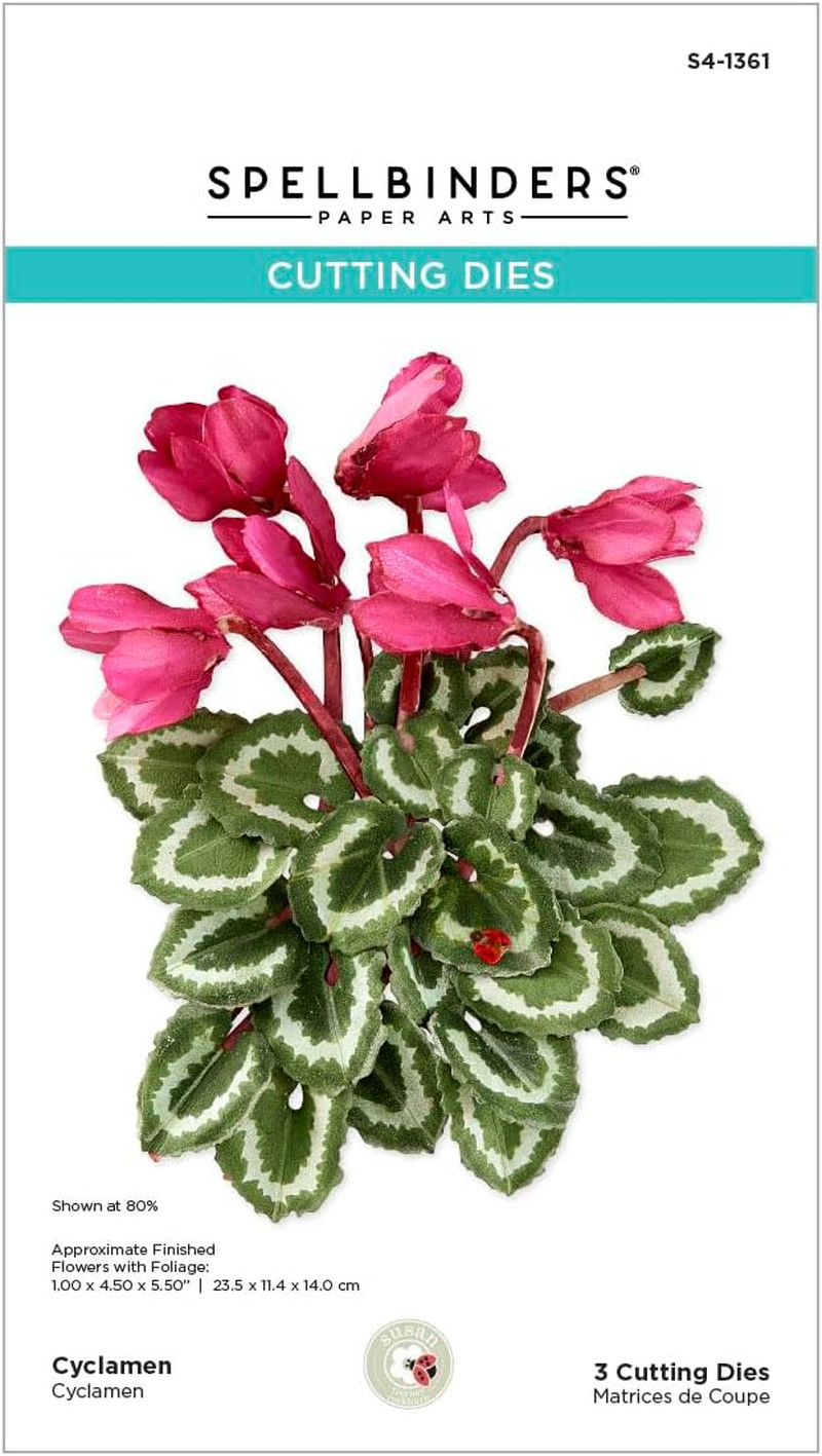 Cyclamen Etched Dies