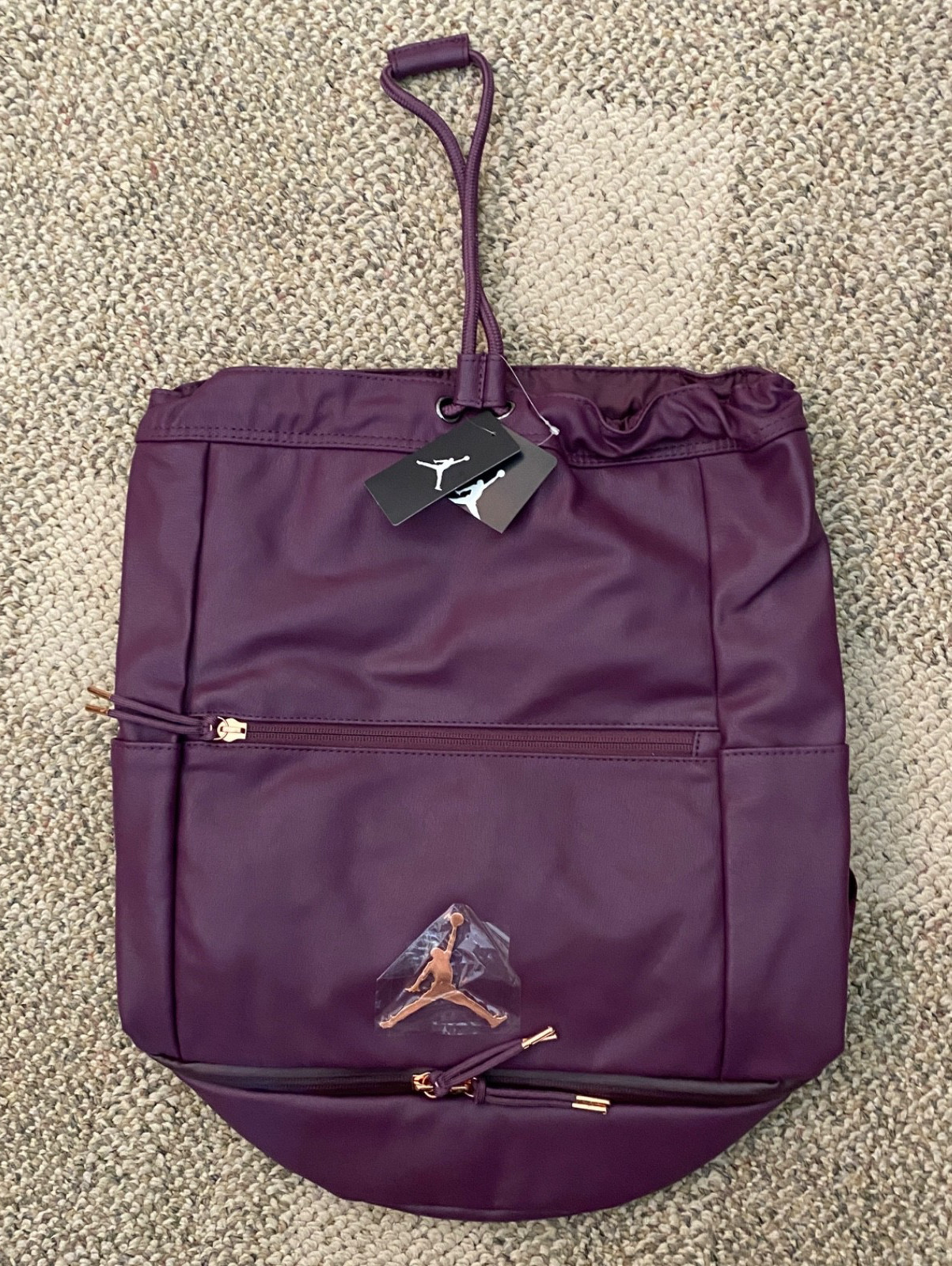 Jordan Nike Backpack Gym Bag Tote Travel Carry On Skyline City $65 9A0023
