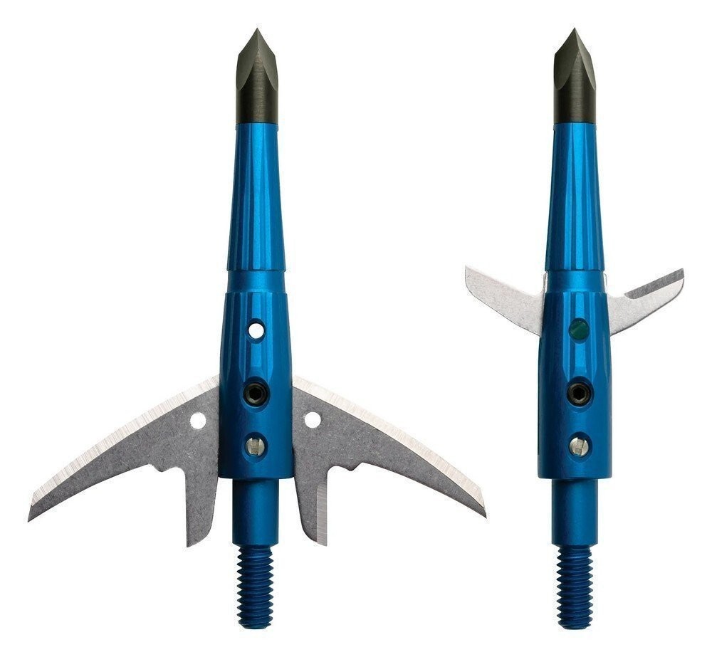 Swhacker Broadhead Levi Morgan 2-Blade Curved 100 Grain 2" Cut 3 Pack - SWH00261