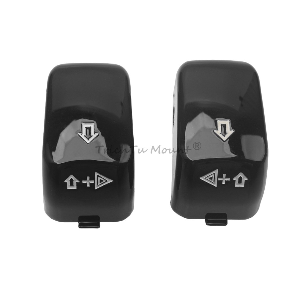 10pcs Hand Control Switch Housing Button Caps For Harley Touring FLHTCU 1996-13