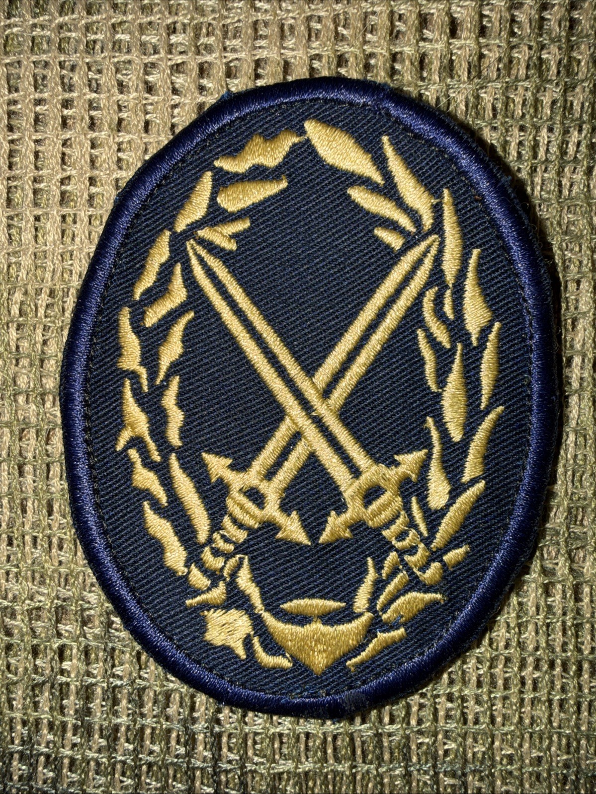French Foreign Legion Professional Military No. 1, Gold Patch Blue Border