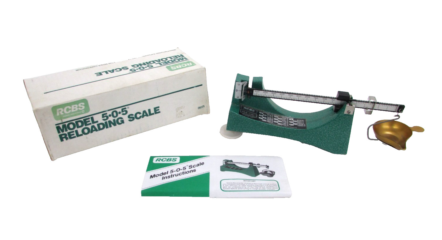 VINTAGE RCBS RELOADING SCALE 5.0.5 w/ ORIGINAL BOX