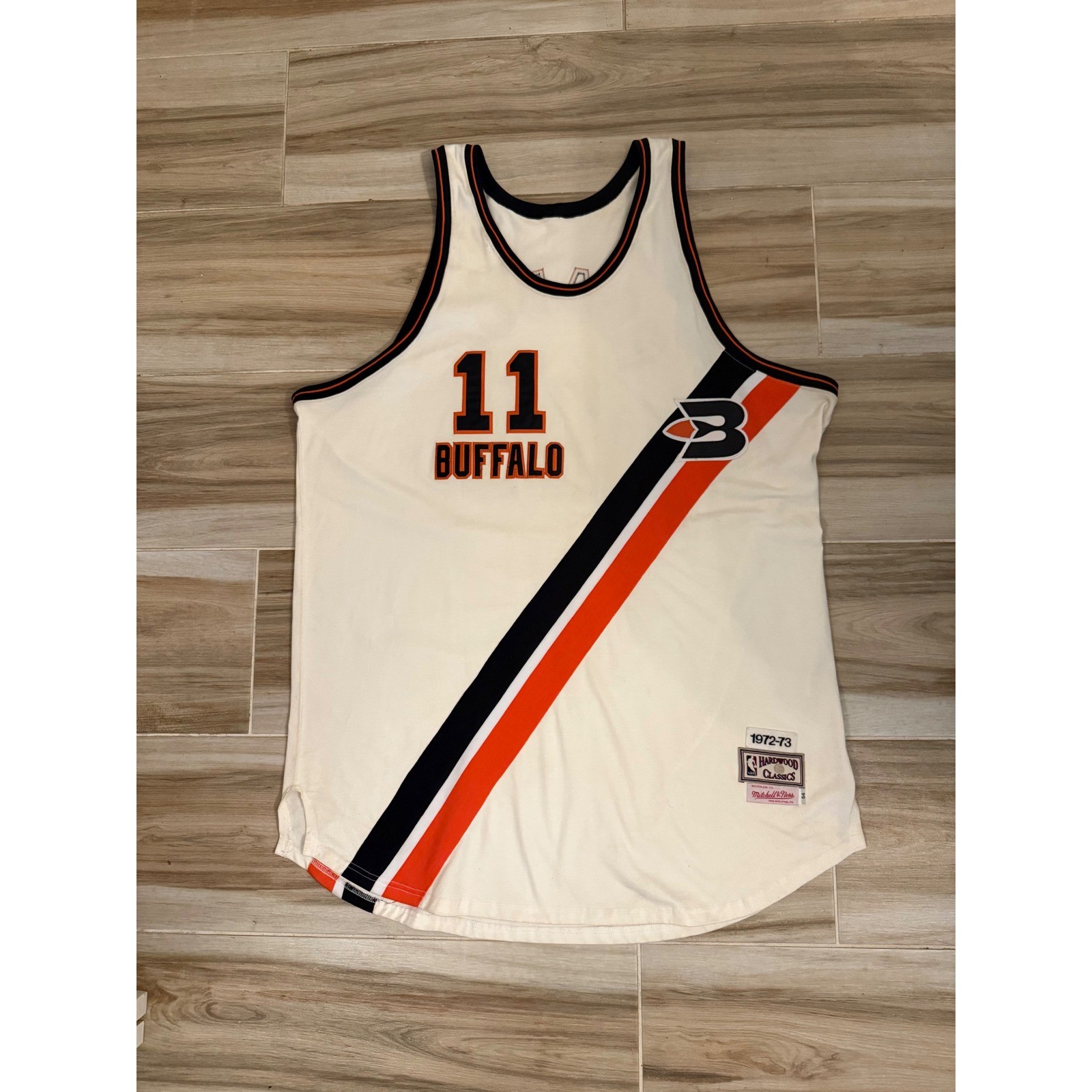 Mitchell & Ness Bob McAdoo Buffalo Braves 1972-73 Jersey Mens 54 NBA Hardwood