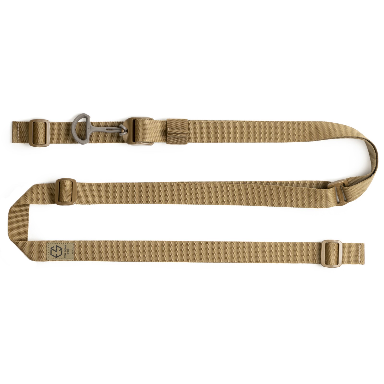 Edgar Sherman Design ESD 2-Point Rifle Sling 1in Nylon Coyote Brown USA