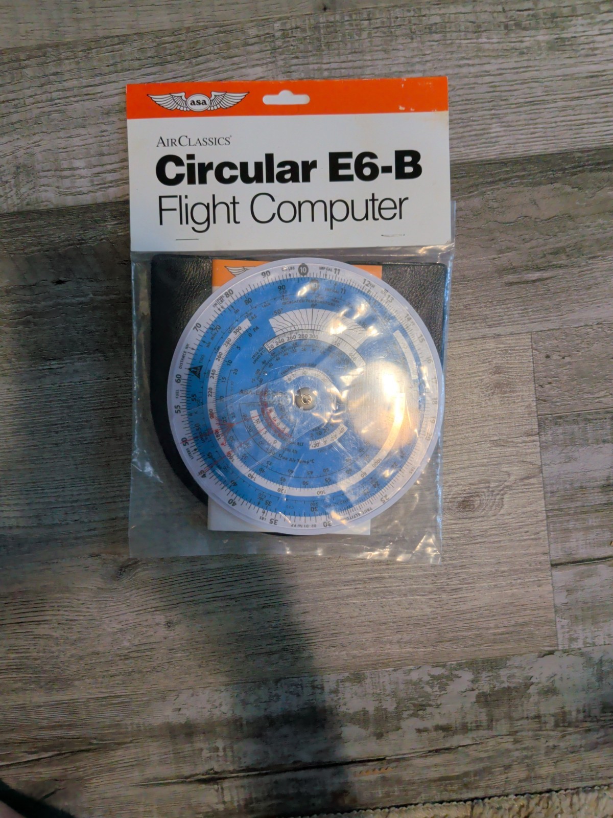 ASA E6-B CIRCULAR FLIGHT COMPUTER p/n ASA-E6B-CIRC